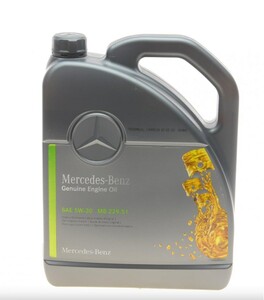 Фото Олива 5W30 MB229.51 (5L) Mercedes A 000 989 32 09 13 ABDW